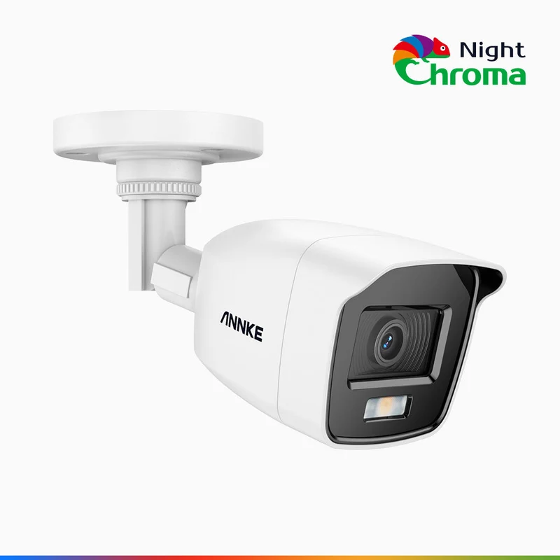 NightChroma TM NCA200 - Cámara de vigilancia TVI 1080P, Acme Visión Nocturna a Color, apertura f/1.0 (0.001 lux), campo de visión de 121°, alineación activa
