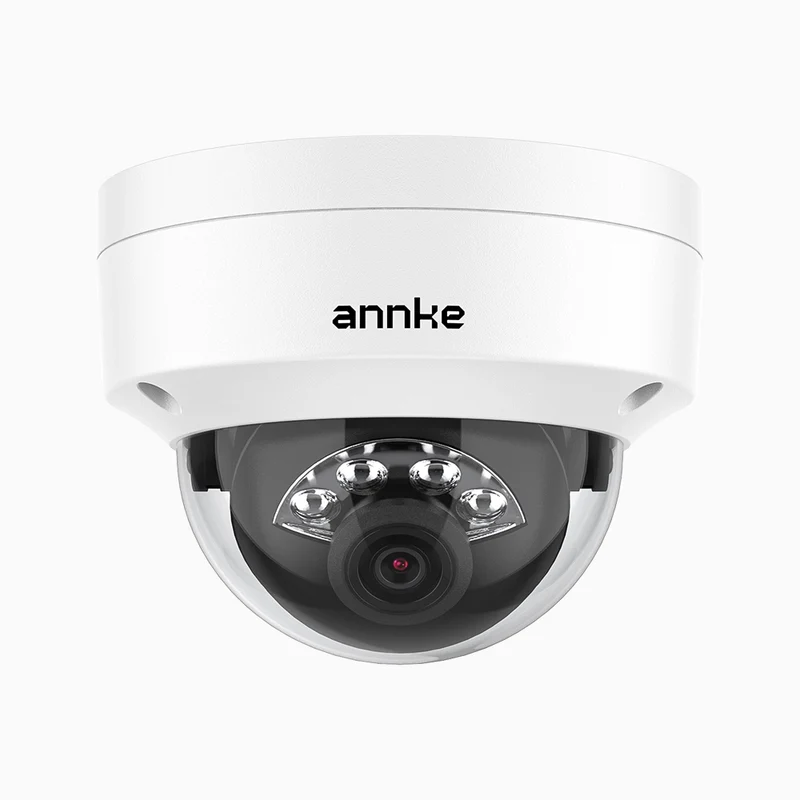 C500D - Cámara de seguridad Domo PoE Súper HD de 3K, Visión Nocturna a Color e Infrarroja, 3072 × 1728 a 20 fps, Detección Inteligente de Personas y Vehículos, Micrófono Integrado, IP67