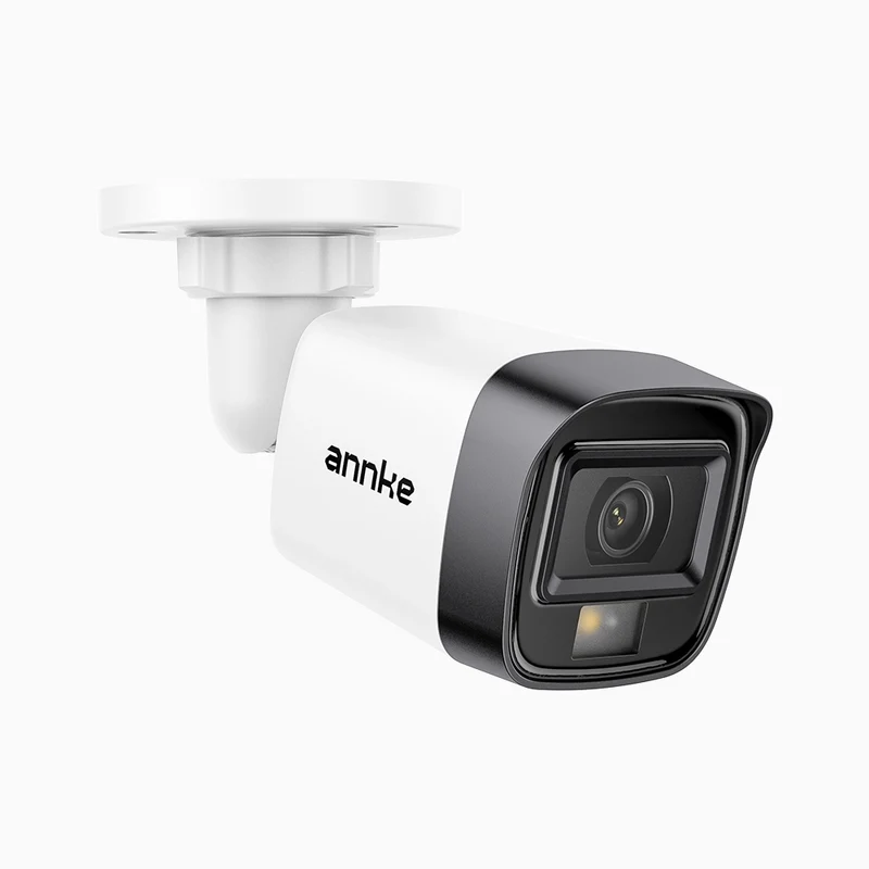 C500 - Cámara de vigilancia IP PoE exterior de 3K, Visión nocturna inteligente de doble luz, 3072 × 1728 a 20 fps, detección inteligente de personas y vehículos, micrófono integrado, IP67