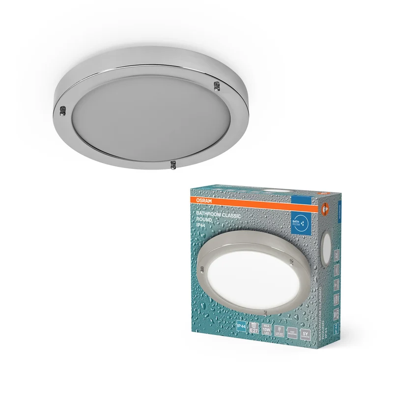 Lámpara de techo para baño OSRAM CLASSIC ROUND de 280 mm, E27