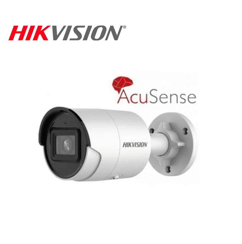 Cámara IP bullet 8 MP 4K para exteriores con lente fija de 2.8mm Marca: Hikvision