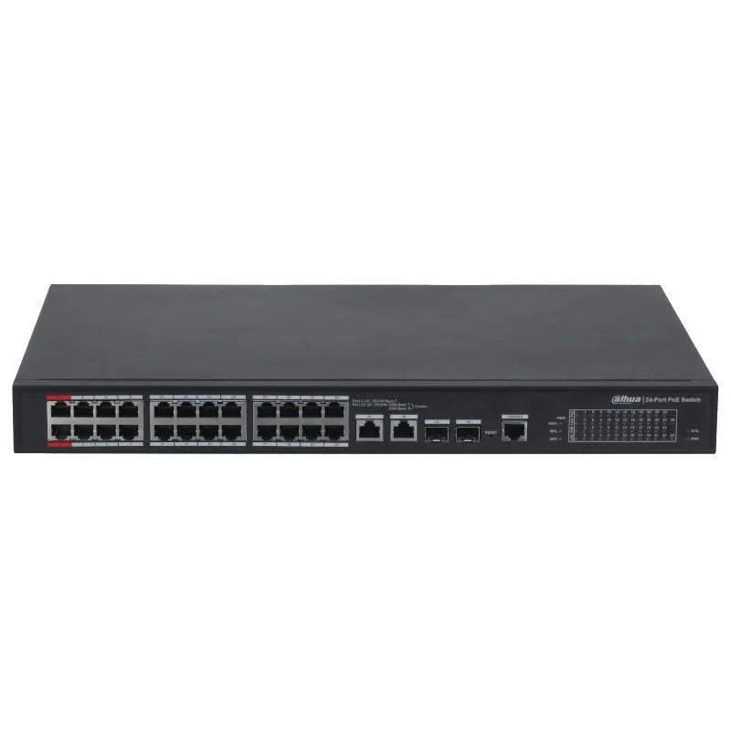 Dahua PFS4226-24ET-360, conmutador de 24 puertos de 100 Mbps + 2 puertos Gigabit PoE, OFERTA