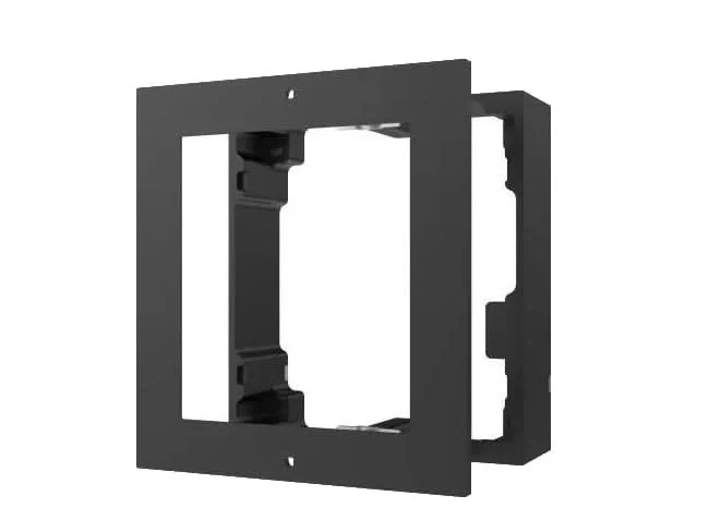 Hikvision DS-KD-ACW1 Marco de montaje en superficie negro, 1 módulo