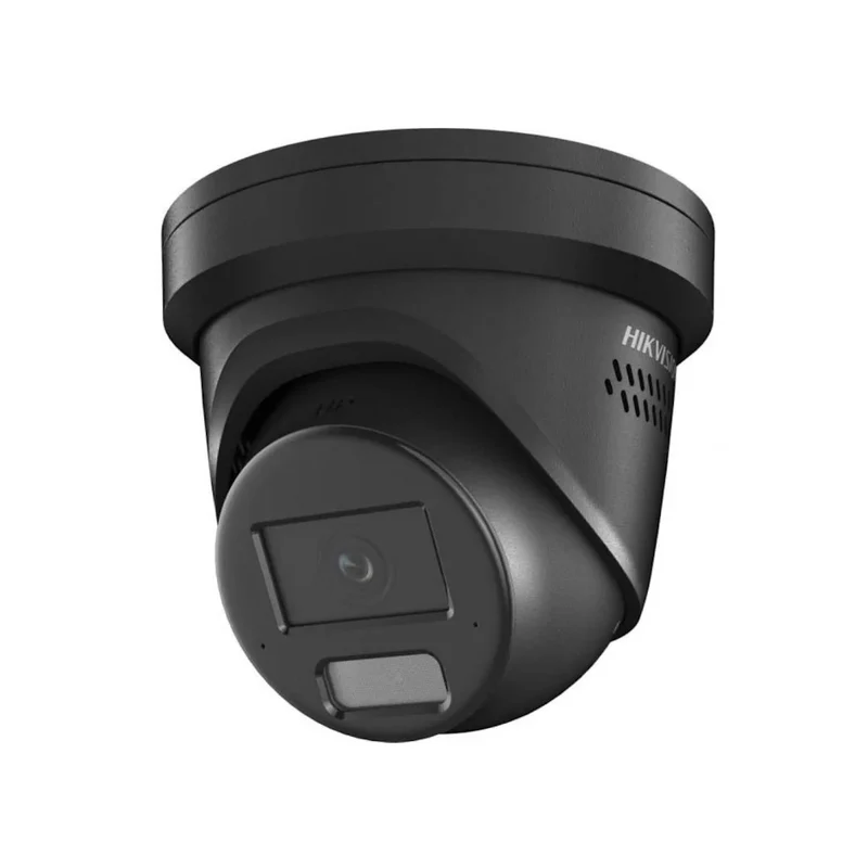 Hikvision DS-2CD2386G2H-IS2U/SL 8 MP Acusense Darkfighter, ranura SD, PoE, LED IR, micrófono, sirena/luz intermitente, negro