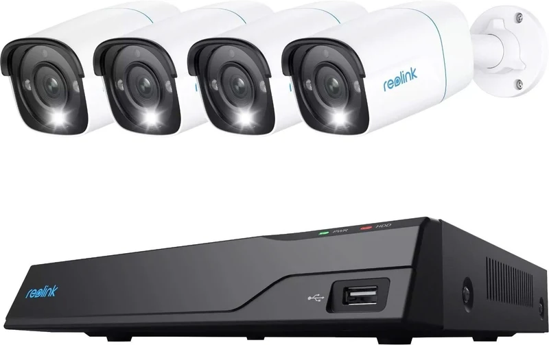 Reolink NVS8-5MB4, kit de seguridad de 2 TB, 5 MP, PoE y detección inteligente