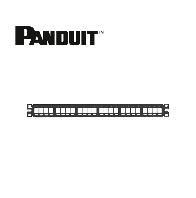 Panel de distribución modular con placa frontal Netkey NKPP24FMY Marca: Panduit