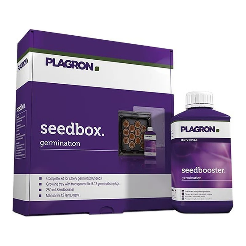 Plagron Seedbox – Kit de Germinación con Sustrato y Estimulador para Semillas