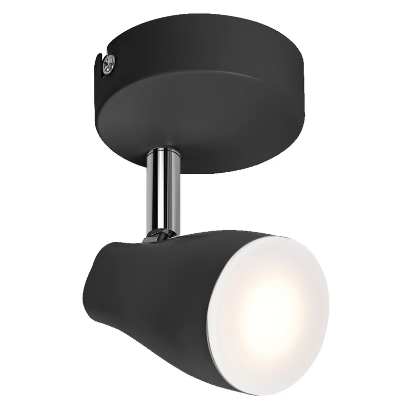 Foco de techo OSRAM LED SPOT PEAR, negro, 4,3 W, 840 lm