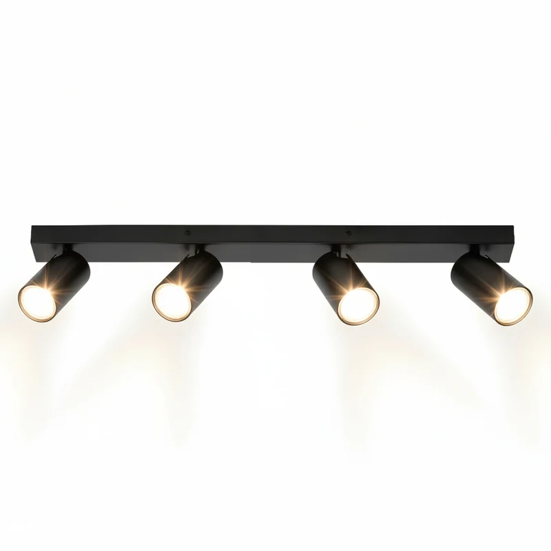 Lámpara de techo OSRAM LED SPOT OCTAGON 4 x 3,4 W, GU10, 920 lm, negra