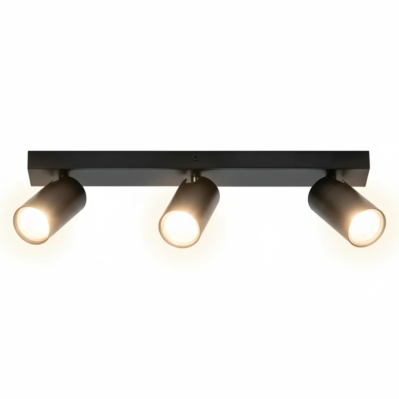 Lámpara de techo OSRAM LED SPOT OCTAGON 3 x 3,4 W, GU10, 690 lm, negra