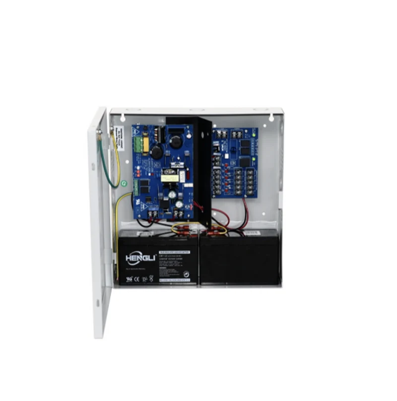 Fuente de poder 12/24VDC 4A 5 salidas independientes PTC Marca: Altronix