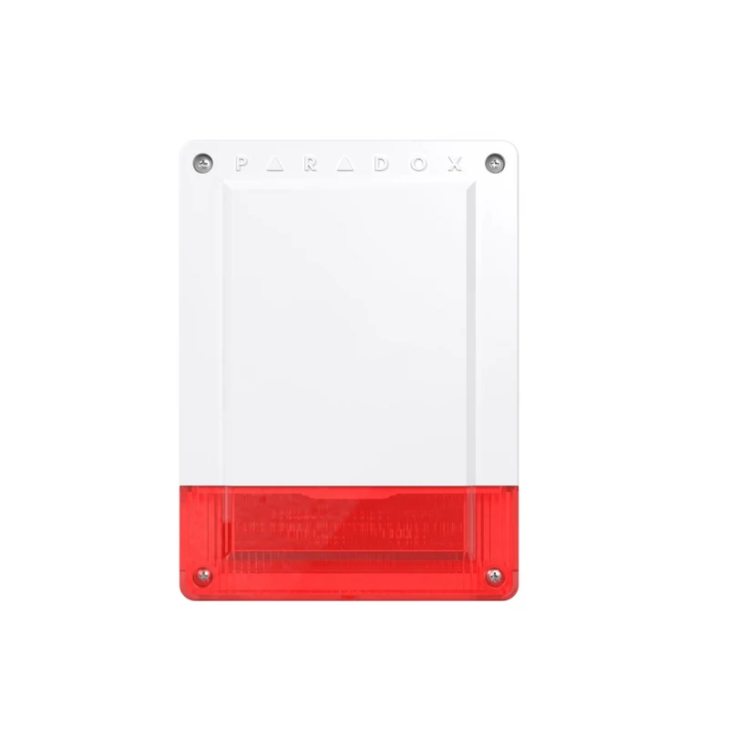 Sirena inalámbrica de 100db con luz estroboscópica integrada SR250 Marca: Paradox