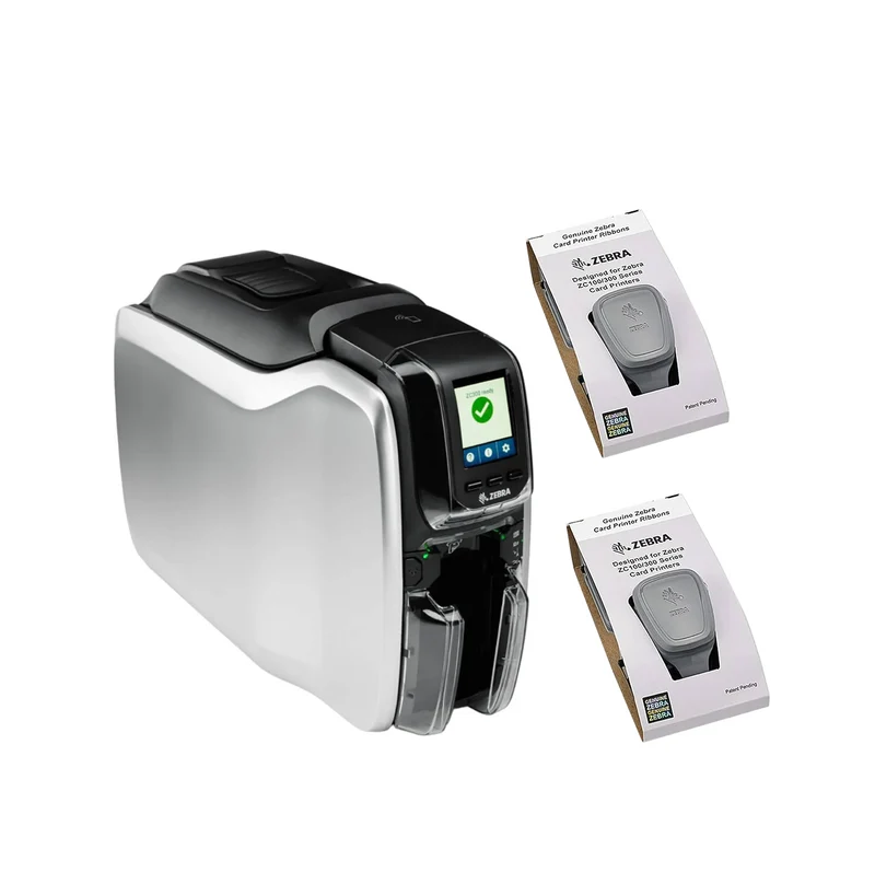 Impresora ZC300 doble cara cable US USB Marca: Zebra