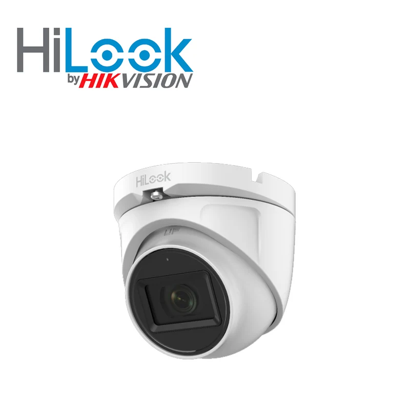 Cámara de seguridad analóga minidomo Turret de 2MP Marca: Hilook By Hikvision
