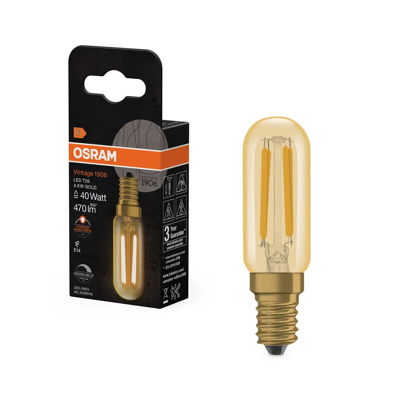 OSRAM Vintage 1906® LED Formas especiales regulable 4.8W 822 Oro E14 2