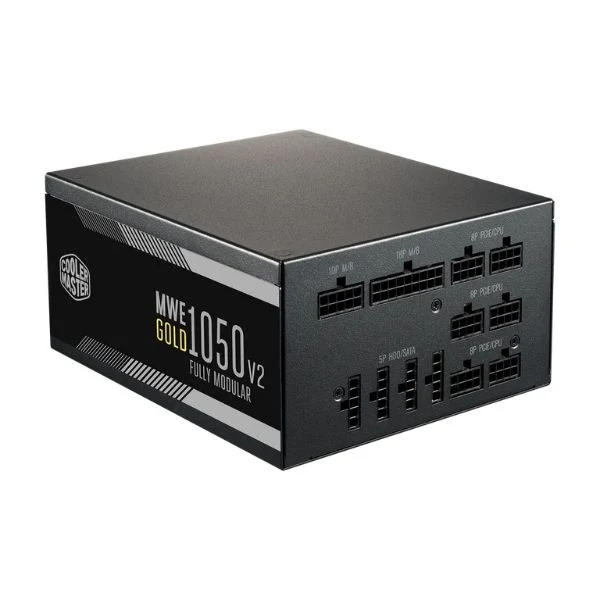 FUENTE DE PODER COOLER MASTER MWE1050 V2 1050W (GAMING FULL) ATX PFC / 80+ GOLD/ 12V/ 100-240V/ 24PIN/ 12 + 6/ MODULAR