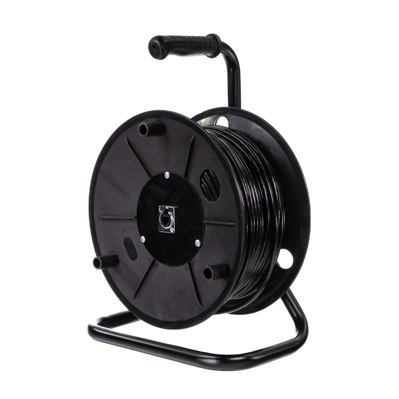 Perfex CAT7 carrete de cable (SORT) 75m