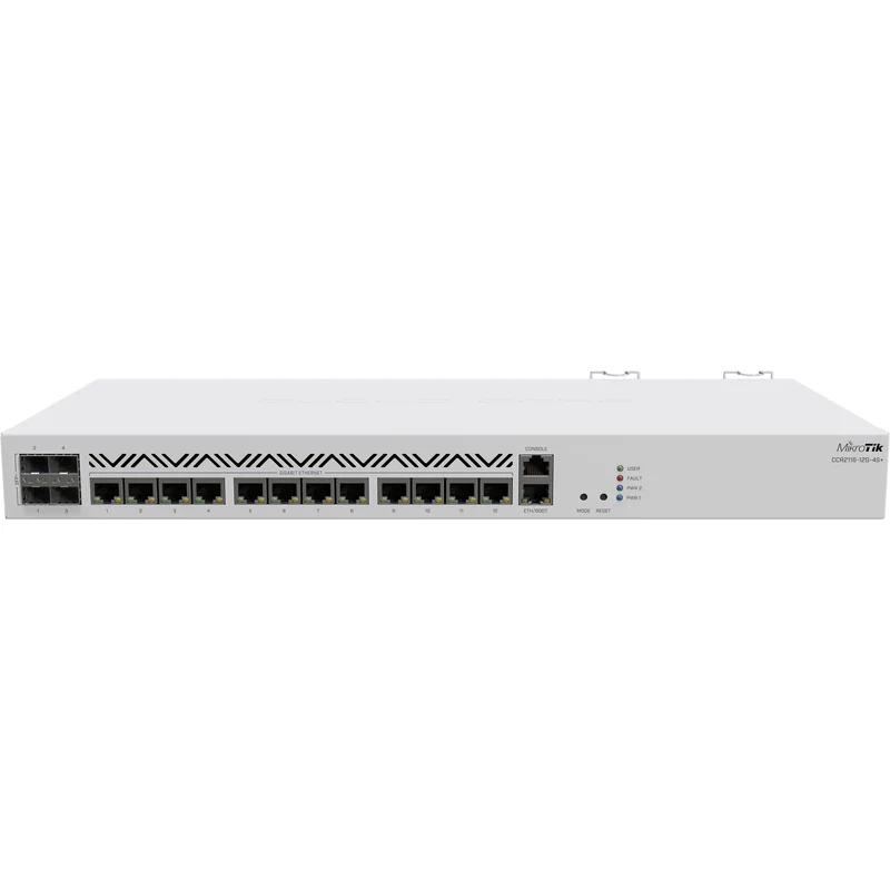 Router MikroTik CCR2116-12G-4S+ 12-Port Gigabit Managed Network Router