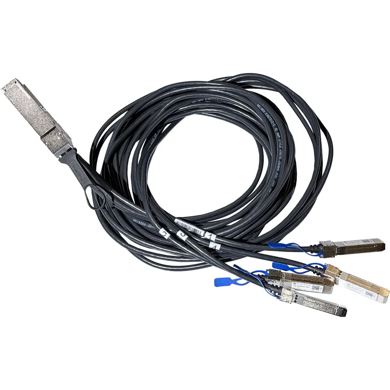 Cable de Red MikroTik DQ+BC0003-DS+ 200G QSFP56 Four 50G QSFP56 Breakout (9.8')