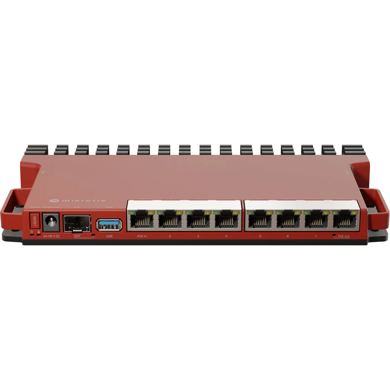 Router MikroTik L009UiGS-RM 8-Port Gigabit Passive PoE Compliant Managed Router