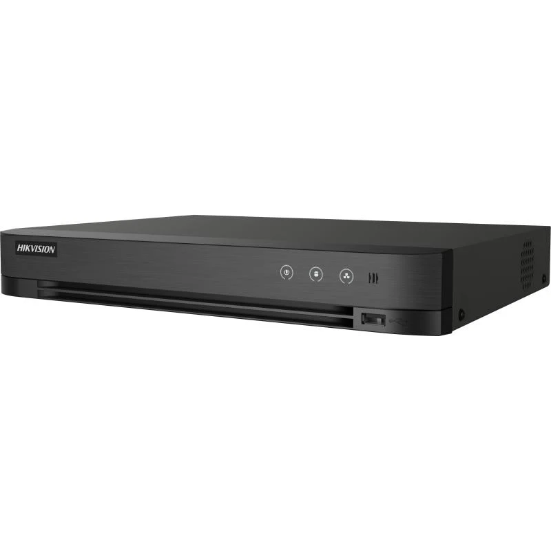 DVR Hikvision - (Reconocimiento de Rostros) DVR 4 Megapixel - 8 Canales Turbohd + 4 Canales IP - 1 Bahía de Disco Duro - IDS-7208HQHI-M1/FA(C)