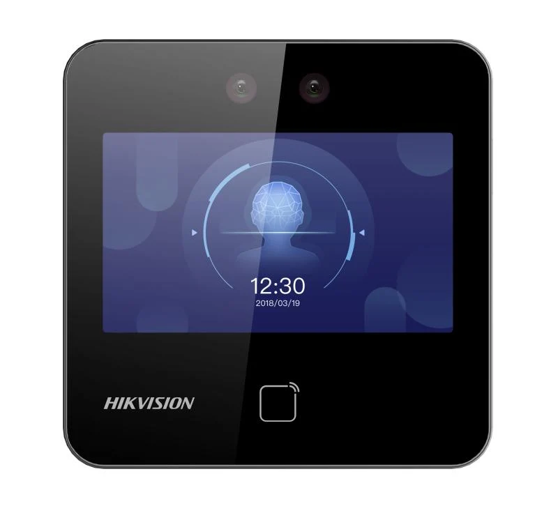 Terminal de Control de Acceso Hikvision - 1500 Rostros y 3,000 tarjetas - Lee códigos Qr - Videoportero - Detección de Cubrebocas - DS-K1T343MWX