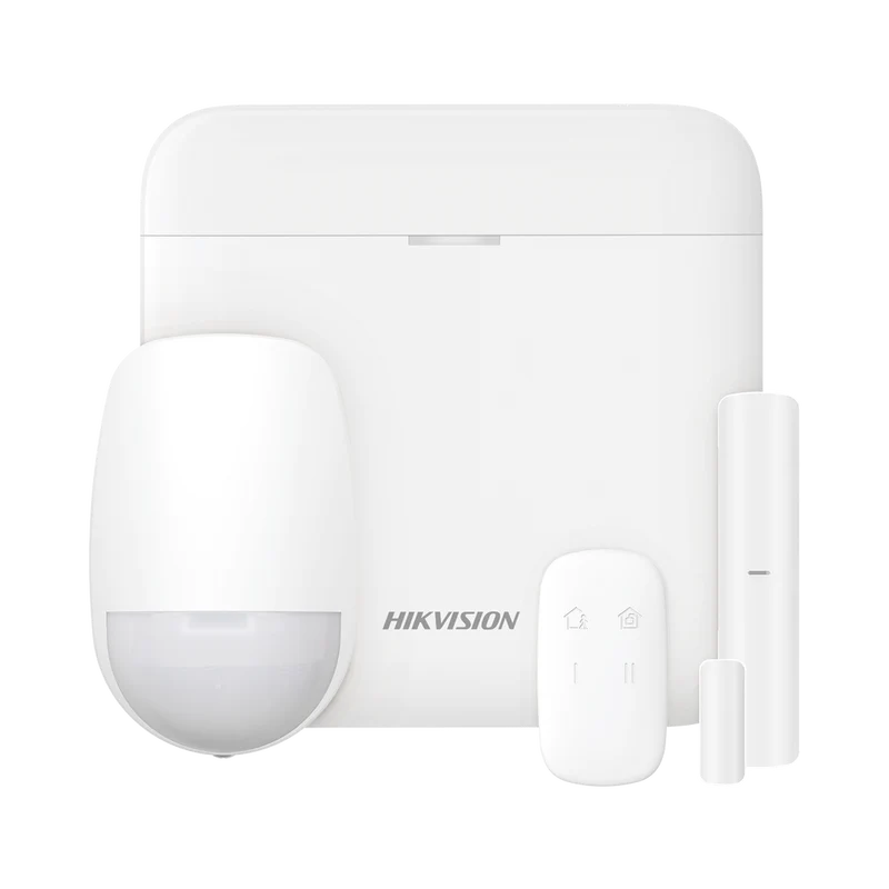 Panel de Alarma Hikvision - Soporta 48 Zonas - Wi-Fi y Ethernet - Incluye Batería de respaldo - Compatible con los Accesorios Ax Pro - DS-PWA48-KIT-WB