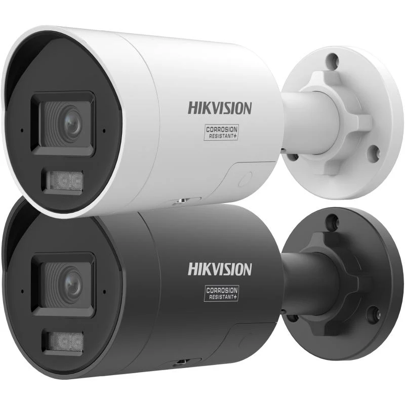Cámara Bala Hikvision - Lente 2.8 mm - 40 mts Luz Blanca - 2 Microfonos Integrados - Exterior IP67 - DS-2CD2047G3-LI2UY/SL