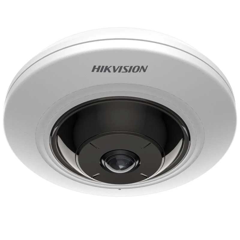 Cámara Fisheye Hikvision - Mini Fisheye IP 5 Megapixel - Panorámica 180° - Microfono Integrado - 8 mts IR - DS-2CD2955G0-ISU
