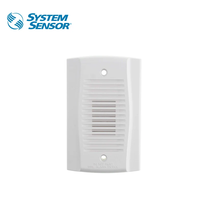Mini bocina 12/24 voltios interios montaje en pared blanca Marca: System Sensor