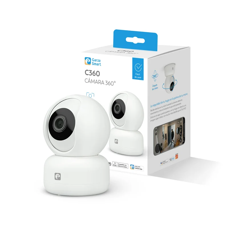 C360 - Cámara de Vigilancia WiFi Interior360º