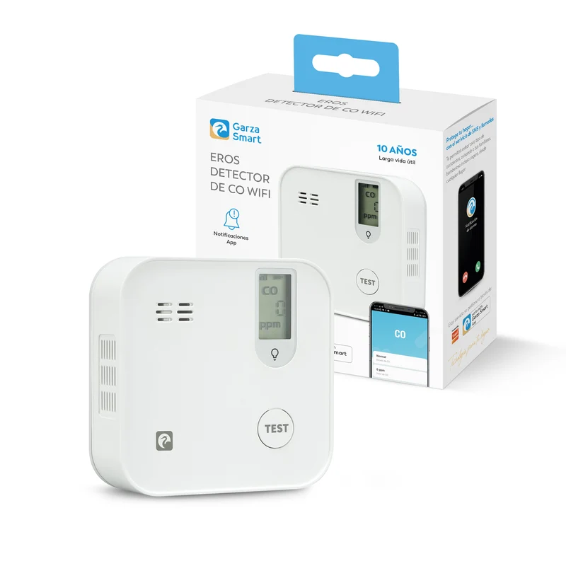 Detector de Monóxido de Carbono Wifi Eros