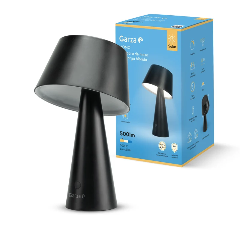 Lámpara de mesa solar Momo