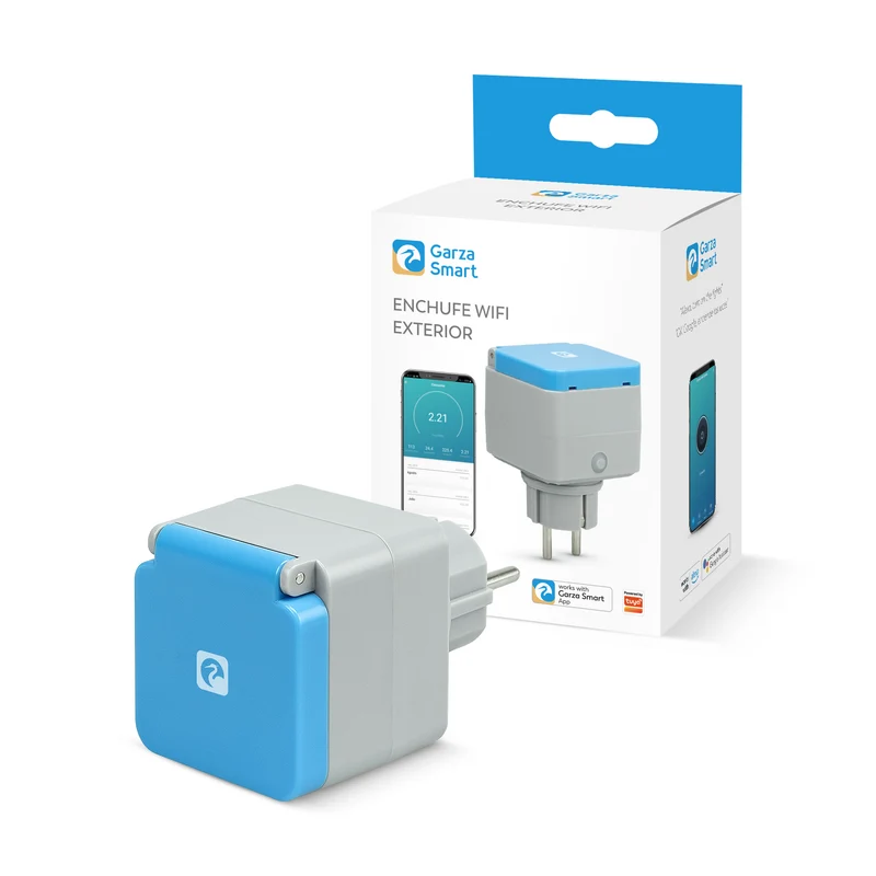 Enchufe inteligente Wifi con protección exterior