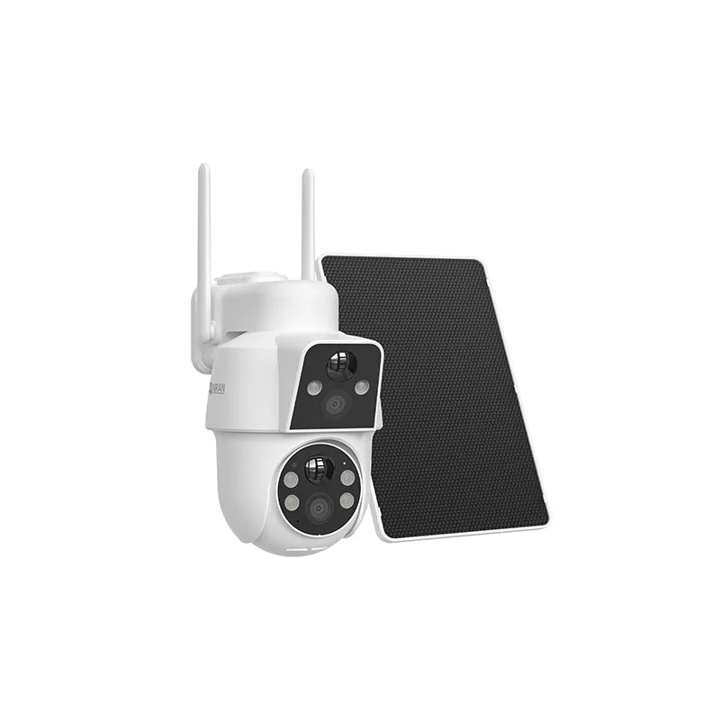 ANRAN Cam Dual-lens Wireless Solar Security Camera with 2-Way Talk 4MP(2MP+2MP)