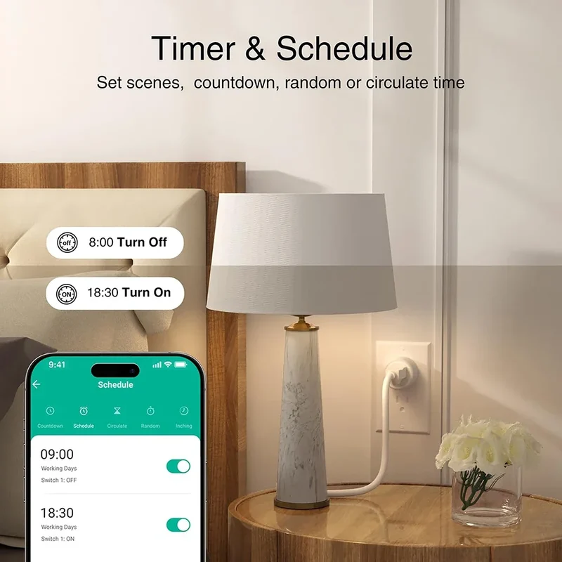 Enchufe Inteligente WiFi 16A Compatible con Alexa y Google Home