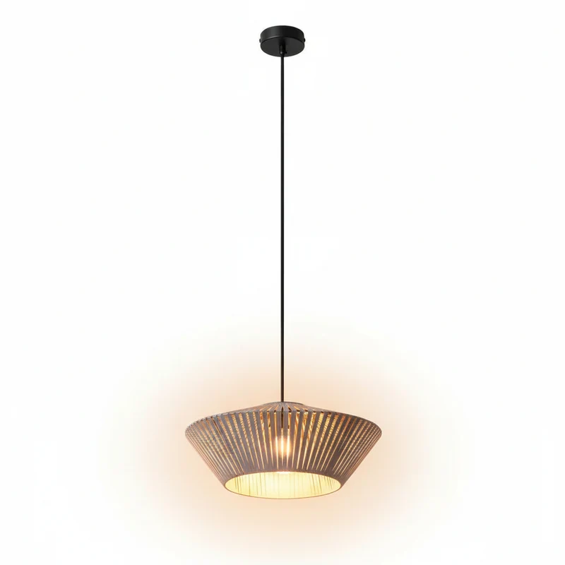Lámpara colgante OSRAM DECOR Stripes 1xE27 gris oscuro