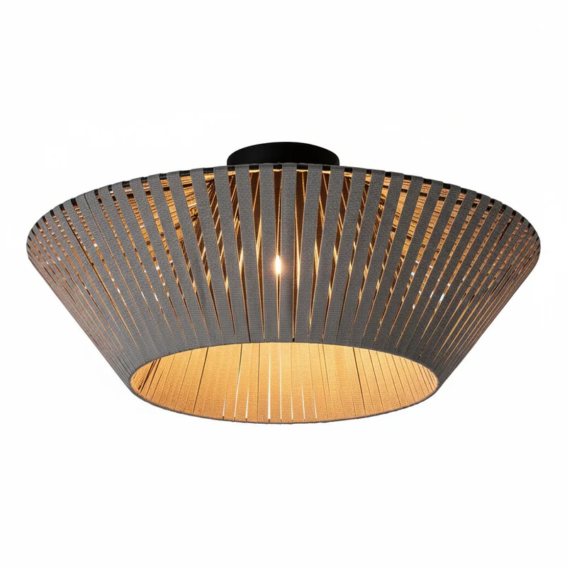 Lámpara de techo OSRAM DECOR Stripes 1xE27 gris oscuro