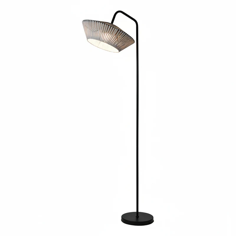 Lámpara de pie OSRAM DECOR Stripes 1xE27 Gris oscuro
