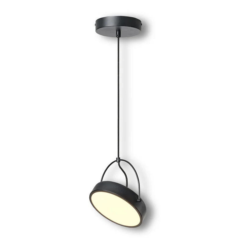 Lámpara colgante OSRAM DECOR Puck de 12 W, color negro