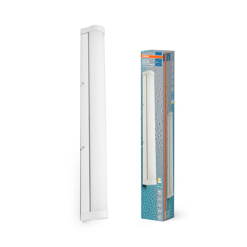 Espejo de baño/aplique OSRAM ORBIS Tube, vidrio esmerilado, 12 W, 60 cm, blanco