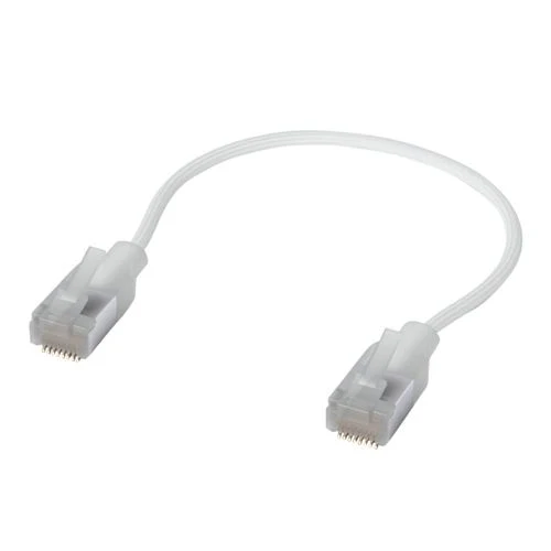 Accesorios Ubiquiti 0.5 Ft. UniFi Premium Etherlighting Braided Patch Ethernet Cable Blanco