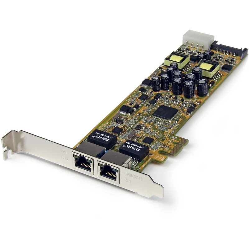 Tarjeta de Red StarTech.com StarTech Dual Port PCI Express Gigabit Ethernet Network Card Adapter