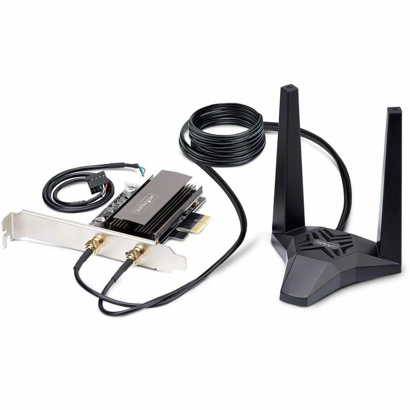 Adaptador WiFi Red StarTech.com StarTech Wi-Fi 6E PCIe Network Card