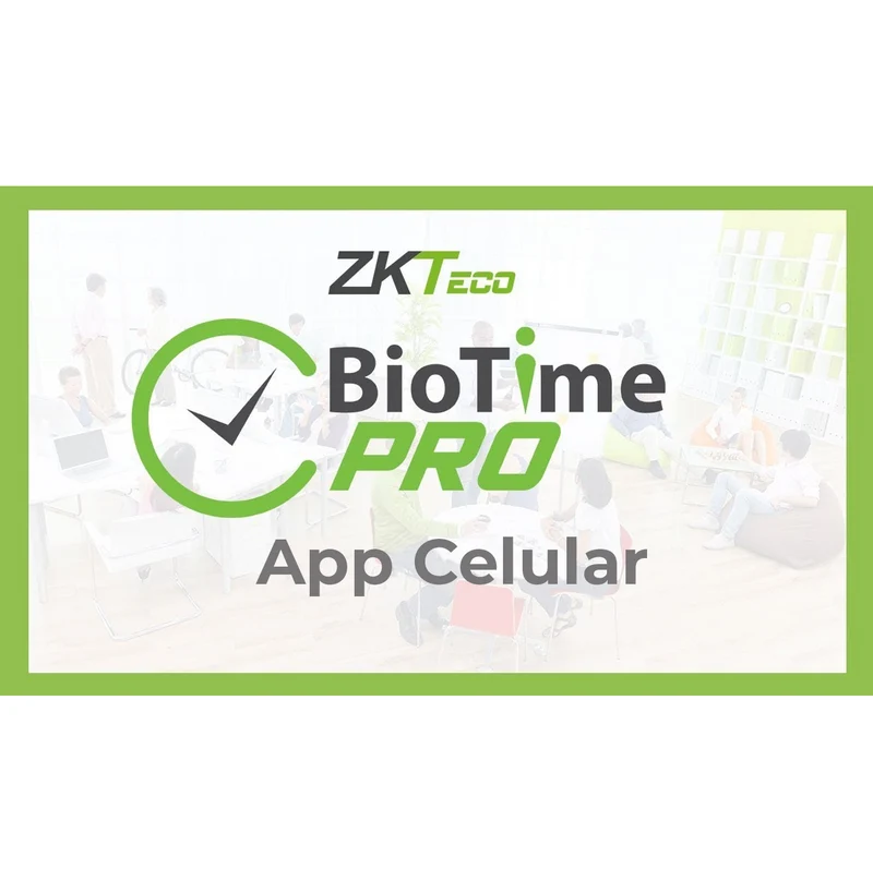 BIOTIMEPROSTAR5DEV Programa BioTIME PRO para 5 dispositivos 500 usuarios 1 punto APP Marca: ZKTeco