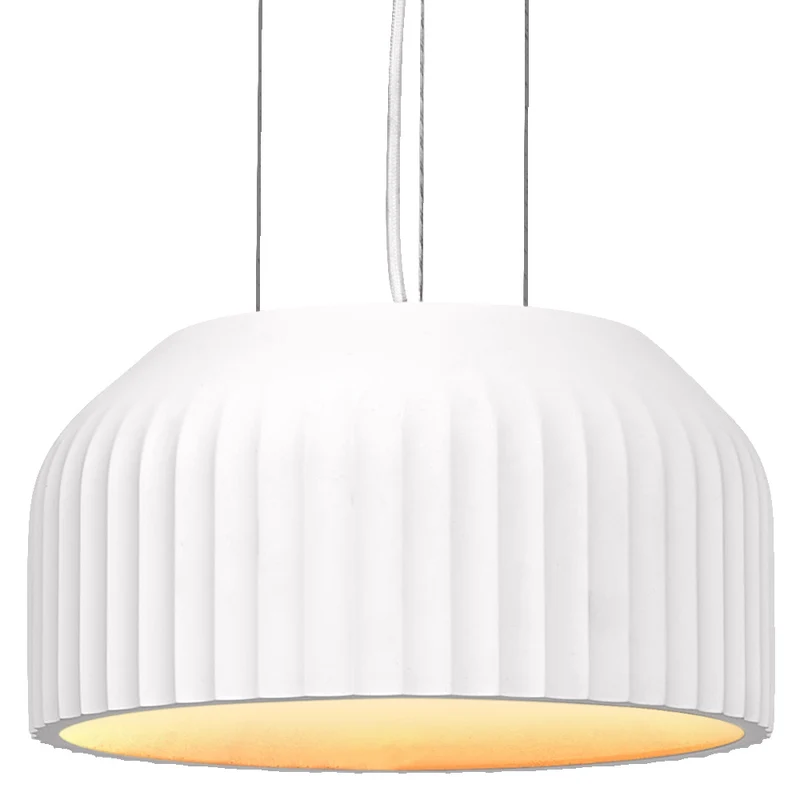 Lámpara colgante OSRAM DECOR Plaster Routes 300 1xE27 Blanco