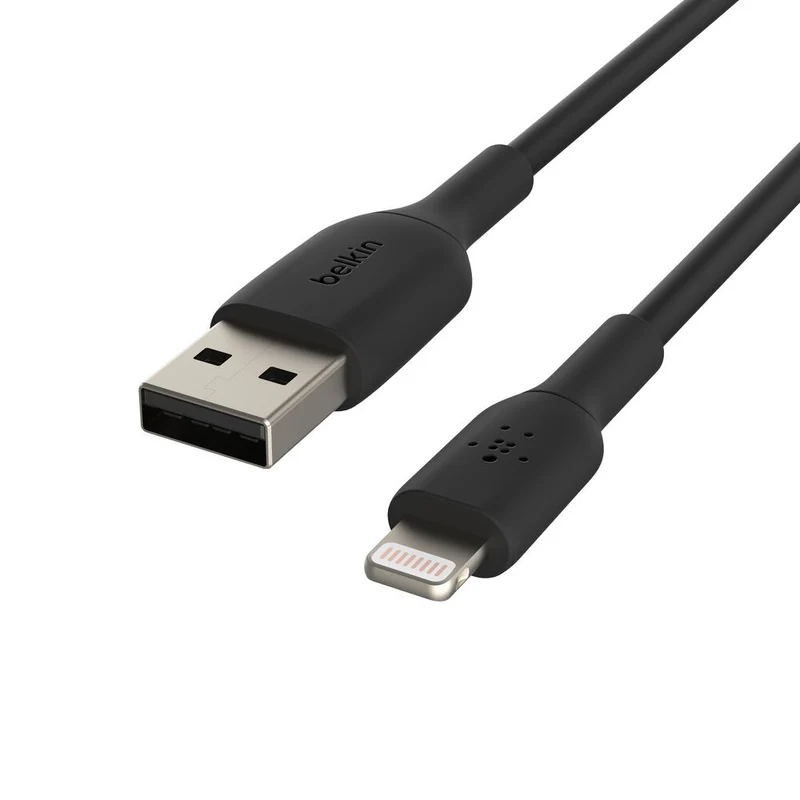 Cable BOOST↑CHARGE de USB-A a Lightning (2 m) de Belkin - Negro