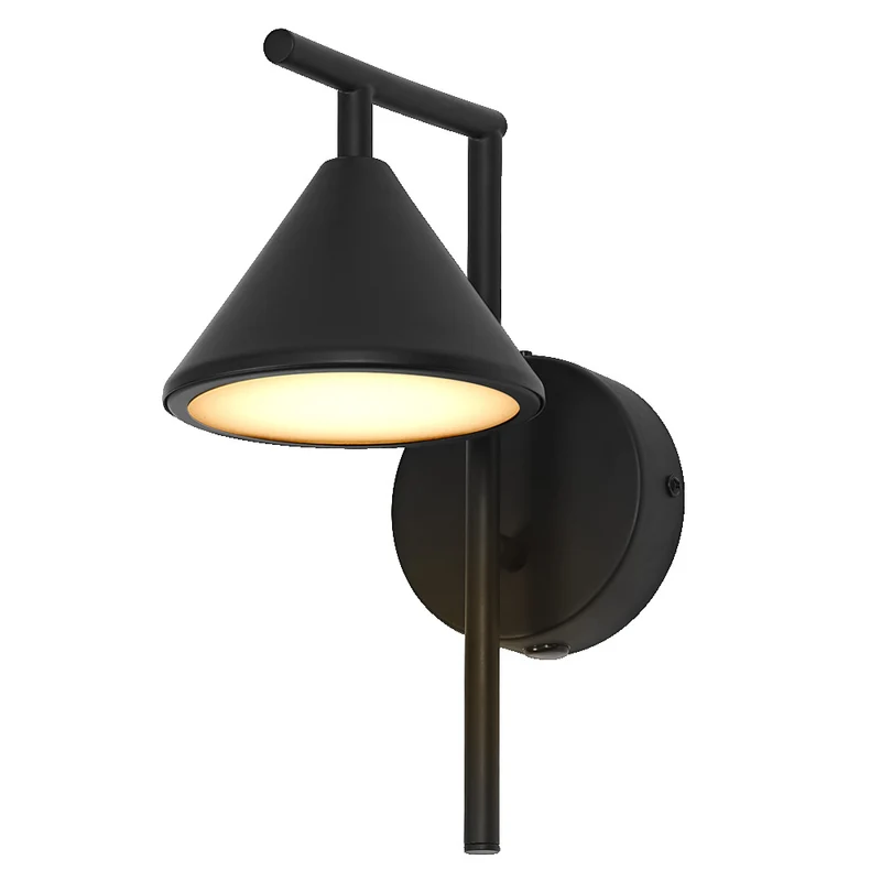 Aplique de pared OSRAM DECOR Fuji Wall 5W 930 Negro