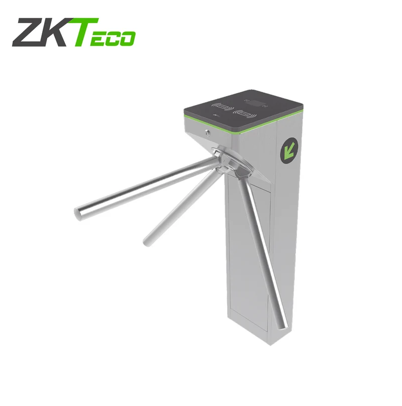 Torniquete Trípode de Acero Inoxidable / Diseño ultra compacto / 25 Personas por Minuto MTS-1000 Marca: ZkTeco