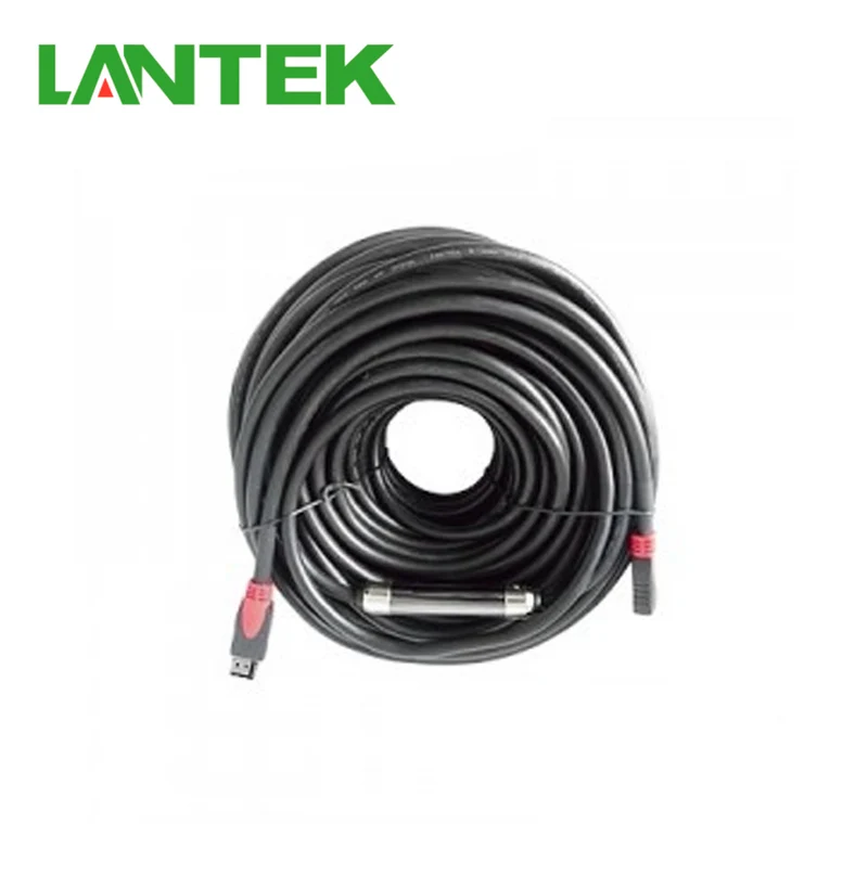 Cable HDMI 4K Ultra HD 30 mts Fibra Optica macho a macho LTK-HDMI4K30M Marca: Lantek